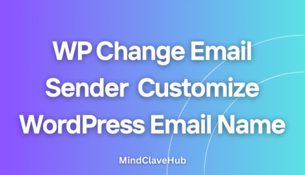 WP Change Email Sender