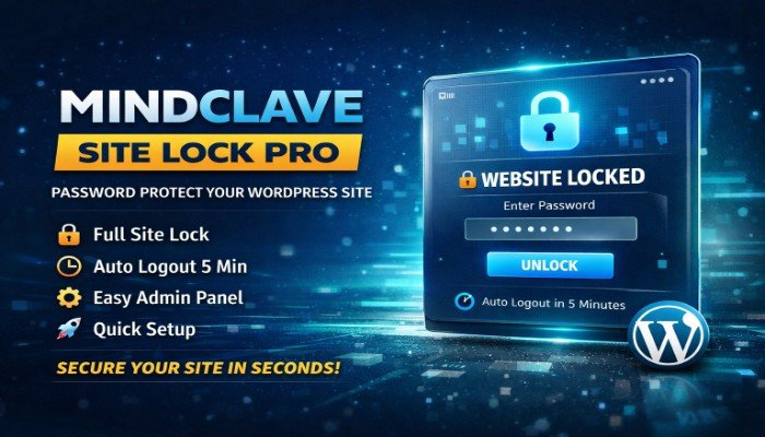 MindClave-Image (1) MINDCLAVE Site Lock Pro – Password Protect WordPress Website - Image 1